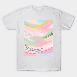 Abstract Pink painting T-Shirt